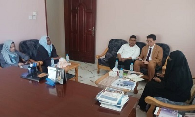 رئيسة اللجنة الوطنية للمرأة بحضرموت الساحل تلتقي فريق تحسين الوصول للعدالة التابع لبرنامج الأمم المتحدة الإنمائي (UNDP) بالمكلا