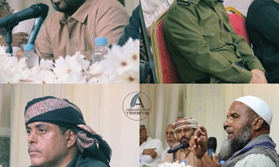 مؤتمر حضرموت الجامع يقيم لقاء موسع بحضور الشيخ عمرو بن حبريش
