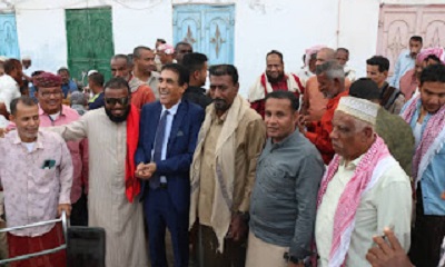 الإعلامي والباحث الكبير المغربي توفيق جوزليت في زيارة لمدينة الشحر التاريخية