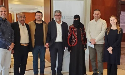 قيادات من مؤتمر حضرموت الجامع تشارك في ورشة العمل حول الفاعلية السياسية في اليمن