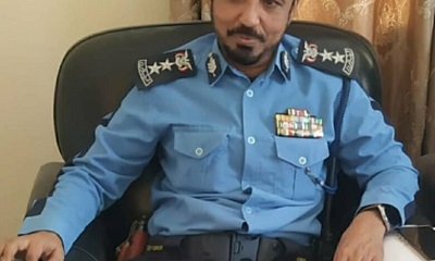 مدير عام شرطة السير بوادي حضرموت والصحراء العقيد العامري تم ترقيم اكثر من ( 14)الف مركبه خلال العام المنصرم 2023م