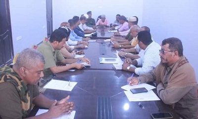 تنفيذي الشحر يناقش عددا من القضايا الهامة بالمديرية