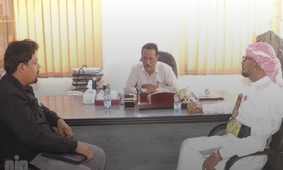 فلهوم والعمودي يناقشان مستوى الخدمات الصحية بمديرية شبام