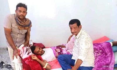 الشيخ العامري يطمئن على صحة مهاجم وهداف فريق الريان أسعد مطران بعد تعرضه لكسر مزدوج بالساق الايمن