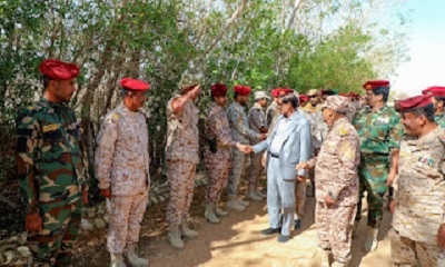 اللواء الركن البحسني يطلع على مستوى الجاهزية والانضباط في قوة حماية الشركات