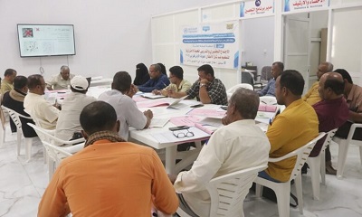 اجتماع تحضيري وتدريبي للحملة الاحترازية للتطعيم ضد شلل الاطفال لمشرفي التحصين بمديريات حضرموت الوادي والصحراء