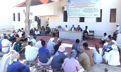 مكتب وزارة الزارعة بحضرموت الوادي والصحراء يدشن حملة التحصين ضد مرضي طاعون المجترات الصغيرة وجدري الأغنام والماعز