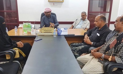 مدير عام شبام يلتقي بإدارة دائرة تنمية المرأة بالسلطة المحلية بشبام