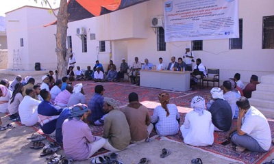 تدشين حملة التحصين ضد مرضي طاعون المجترات الصغيره وجدري الأغنام والماعز بوادي حضرموت