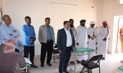 مدير عام ثمود وعميد كلية التعليم المفتوح يتفقدان سير امتحانات الفصل الدراسي الاول لطلاب وطالبات كلية التعليم المفتوح مركز ثمود