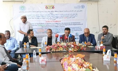 تدشين حملة التحصين ضد مرض طاعون المجترات الصغيرة وجدري الأغنام والماعز بالمكلا