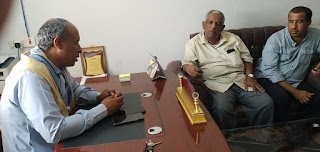 مدير عام السوم يستقبل مشرف التحصين بالوادي والصحراء ومدير الرعاية الصحية الأولية بالوادي والصحراء