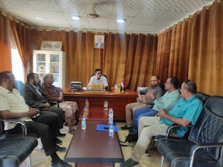 مدير عام مديرية القطن يلتقي فريق منظمة الصحة العالمية لمناقشة سير حملة التطعيم لعام 2024م