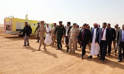 محافظ حضرموت يوجه بتوفير الخدمات لتفويج المعتمرين بميناء الوديعة البري