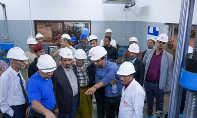 محافظ حضرموت يطلع على نشاط أكبر مصنع وطني لإنتاج حديد التسليح في اليمن