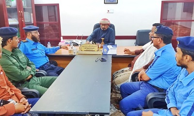 مدير عام شبام يترأس اجتماع برفع جاهزية ترتيب الاسواق العامة بالمديرية استعداداً لشهر رمضان المبارك