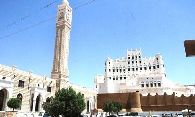 مدينة سيئون كما تبدو في غرة شهر رمضان الكريم