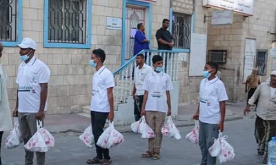 تدشين مشروعي (افطاركم علينا) و(عابر سبيل) في مدينة المكلا بتمويل إسناد للتنمية والأعمال الإنسانية 