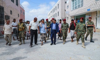 عضو مجلس القيادة الرئاسي البحسني يطلع على مستوى الخدمات الطبية والعلاجية بمستشفى غيل باوزير