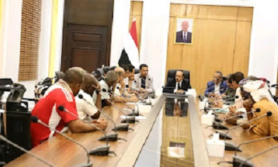 محافظ حضرموت يرأس اجتماعًا لبحث اجراءات التسريع لمعرفة نتائج التحقيقات لملابسات مقتل الصيّاد عمر العمودي بجمهورية الصومال