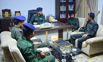 مدير عام أمن حضرموت الوادي والصحراء يدشن العمل في اصدار البطائق الشخصية الذكية لمنتسبي الامن والشرطة