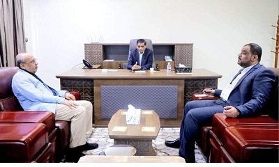 النائب البحسني يطلع من رئيس الجمعية الوطنية على نشاط الجمعية وخططها للعام الجاري