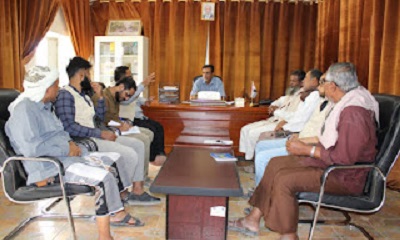 مدير عام القطن يبحث تدخلات مشروع حماية و ماوى تنسيق مخيمات النازحين