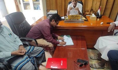 مدير عام مديرية القطن يطلع على خطة شرطة السير و يتسلم أدوات و اجهزة الاصدار الآلي