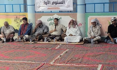 الوكيل السعيدي يبارك اعمال وجهود اللجنه الشبابية بمنطقة العقاد ويشاركهم افطارهم السنوي الاول