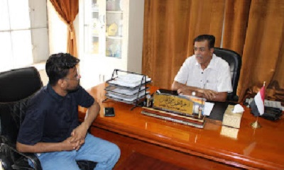 مدير عام مديرية القطن يلتقي بالإعلامي سليمان صالح باشادي