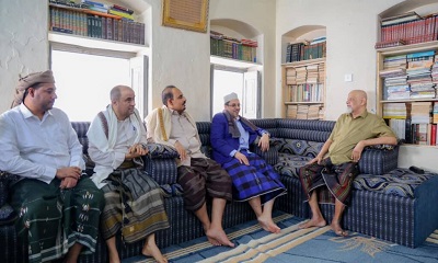 رئيس الوزراء يعبر عن تقديره العالي للمسيرة العلمية والأدبية للدكتور عبدالله حسين البار