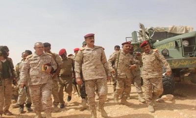 حضرموت : رئيس أركان المنطقة العسكرية الأولى يتفقد الألوية والمواقع الحدودية التابعة لها