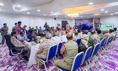 اللواء الركن البحسني يؤكد نجاح الأهداف التي وضعت لمشروع التمرين العسكري لقوات النخبة الحضرمية وأمن ساحل حضرموت