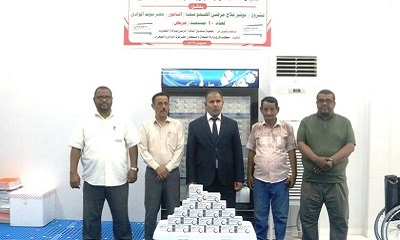 الوكيل العامري يدشن مشروع توفير علاج مرضى الهيموفيليا ( الناعور ) بحضرموت الوادي