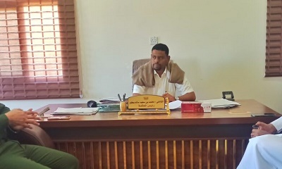 مدير عام شبام يتفقد سير العمل في مركز أمن شبام ومحكمة شبام الإبتدائية ويؤكد على دور القضاء في تحقيق العدالة