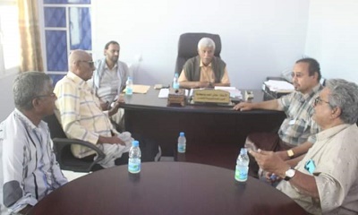 لقاء يناقش آلية افتتاح فروع لجامعة حضرموت بمديرية الشحر