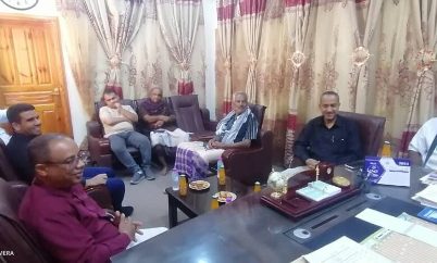 المدير العام لدوعن يلتقي وفدا من مؤسستي العون وطيبة للتنمية