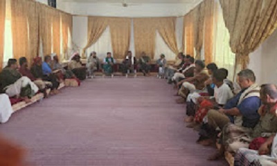 السلطة المحلية بمديرية حريضة تعقد اجتماعاً موسعاً للمجلس المحلي والمكتب التنفيذي واللجنة المجتمعية بالمديرية 