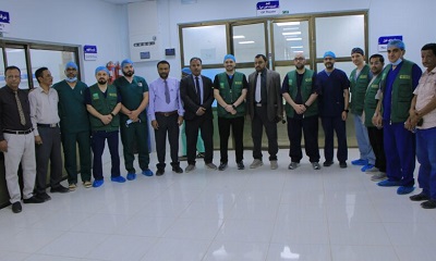 وكيل المحافظة يدشن المشروع الطبي التطوعي لجراحة المفاصل ومضاعفات الكسور بهيئة مستشفى سيئون