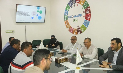لقاء يعقد بسيئون بين مؤسسة بن حبريش للتنمية ووفد منظمة الهجرة الدولية لتعزيز الشراكة بينهما