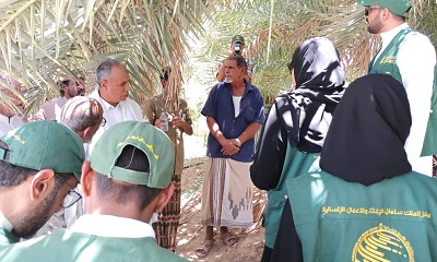 المدير العام السماحي يستقبل فريق مركز الملك سلمان للإغاثة والأعمال الإنسانية في زيارة لهم للمديرية