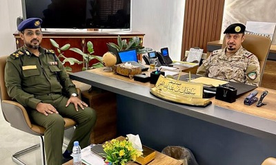 بحث أوجه التعاون بين الإدارة العامة لمكافحة المخدرات وقوات الدعم والاسناد بتحالف دعم الشرعية 