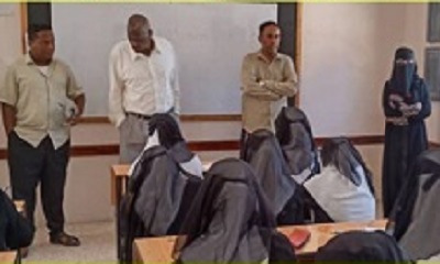 تدشين الاختبارات النهائية بمدارس مديرية دوعن للعام الدراسي 2023 / 2024 م 