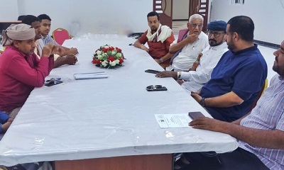 مدير عام شبام يلتقي مدير عام مكتب وزارة الشباب والرياضة بالوادي والصحراء لمناقشة أوضاع واحتياجات اندية المديرية