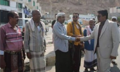 المدير العام لمديرية مدينة المكلا يدشن تشغيل عدداً من الفرزات الداخلية بالمديرية