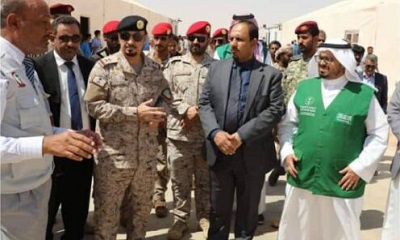 محافظ حضرموت يضع حجر الأساس للبدء بمشروع تأهيل ميناء الوديعة البري 