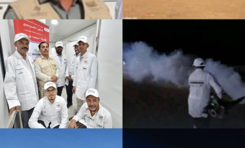 العربه الطبيه المتنقله بمنفذ الوديعه تواصل اعمالها في خدمة حجاج بيت الله الحرام
