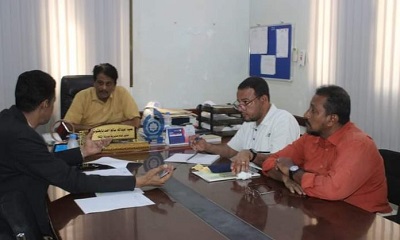 مأمور المكلا يبحث مع مدير مكتب الأشغال المشاريع المعتمدة لعام 2024م