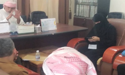 مدير عام مديرية رماه يلتقي اللجنة المكلف من الصندوق الاجتماعي للتنمية