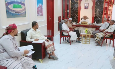 مدير عام سيئون يرأس اجتماع لجنة المناقصات بالمديرية، ويشدد على إنجاز الإجراءات الخاصة بإعلان المناقصات